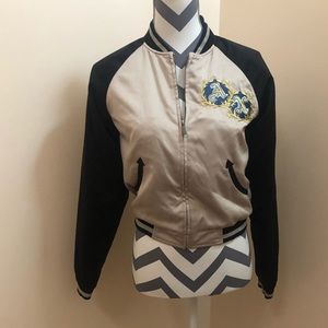 Armani Exchange Cropped Bomber Jacket